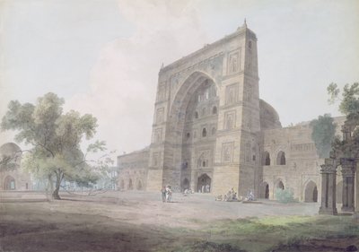 Ingresso principale della Moschea Jami, Jaunpur, 1789 da Thomas und William Daniell